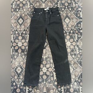 Madewell Black Classic Straight Size 23